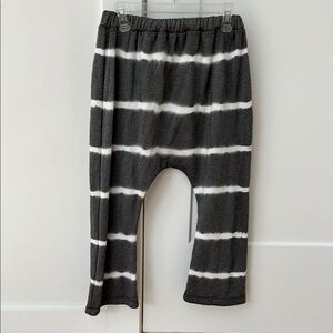 Neve/Hawk Black and White Tie-Dye SweatPants - size 10 NWT